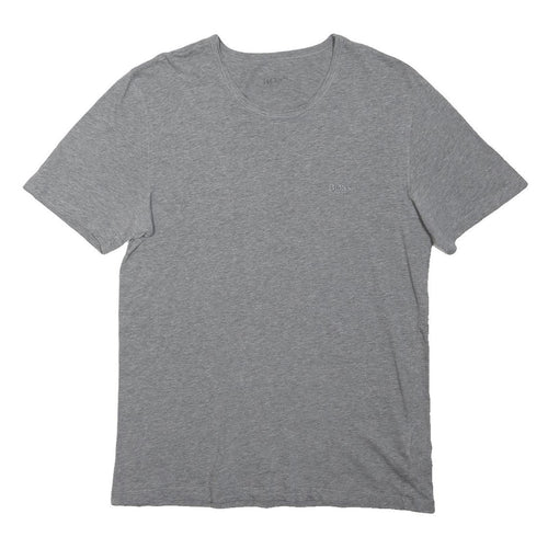 BOSS HUGO BOSS Mens Grey Modern T-Shirt M Short Sleeve Crew Neck Cotton Blend