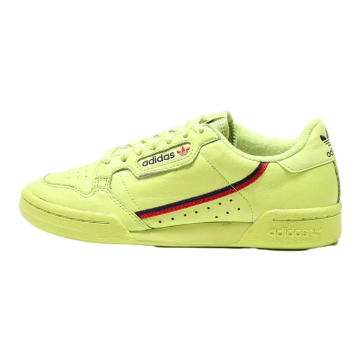 ADIDAS Sneaker Trainers Green Leather Girls UK 4.5