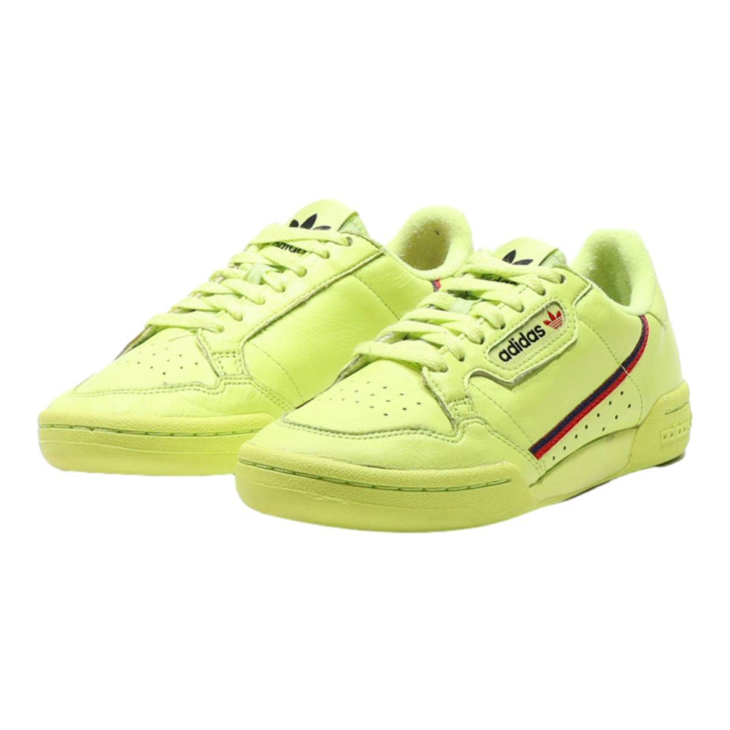 ADIDAS Sneaker Trainers Green Leather Girls UK 4.5