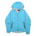 MAMMUT Womens Blue Softshell Jacket M Polyester Hooded Zip Outdoor