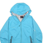 MAMMUT Womens Blue Softshell Jacket M Polyester Hooded Zip Outdoor