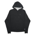 CHAMPION Mens Black Hoodie S Pullover Cotton Blend Casual Sweatshirt