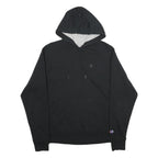CHAMPION Mens Black Hoodie S Pullover Cotton Blend Casual Sweatshirt