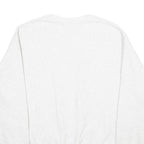 CHAMPION REVERSE WEAVE Mens White Washington DC Crew Neck L Cotton Blend