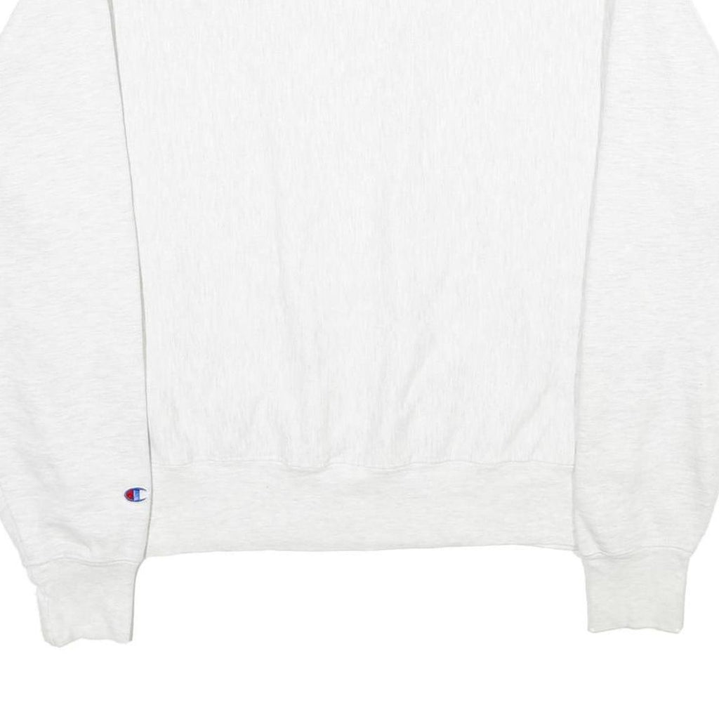 CHAMPION REVERSE WEAVE Mens White Washington DC Crew Neck L Cotton Blend