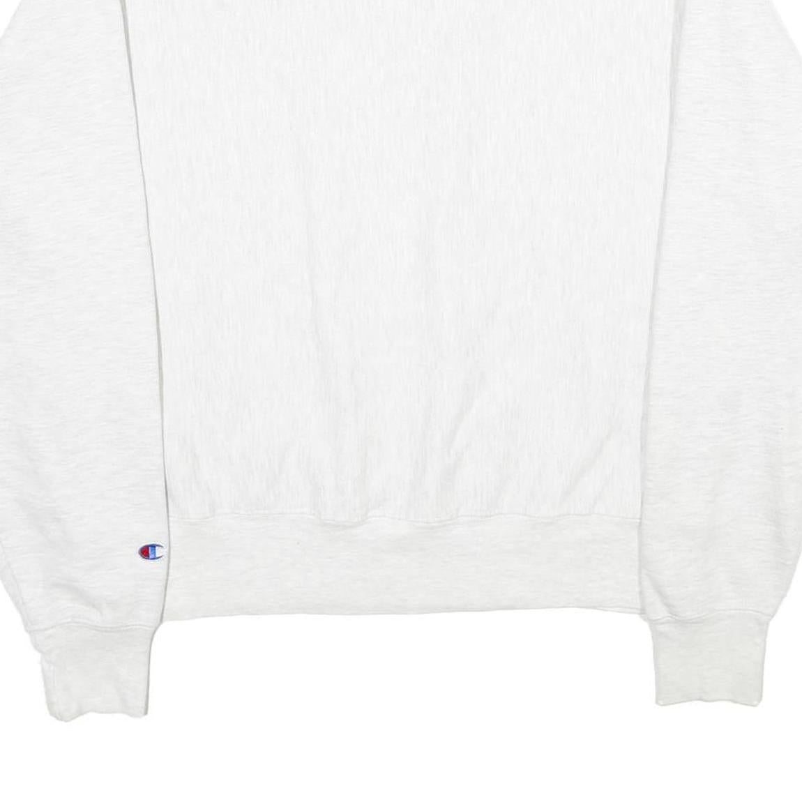 CHAMPION REVERSE WEAVE Mens White Washington DC Crew Neck L Cotton Blend