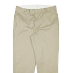 DICKIES Mens Regular Fit Beige Cotton Blend Trousers W38 L30 Workwear Casual