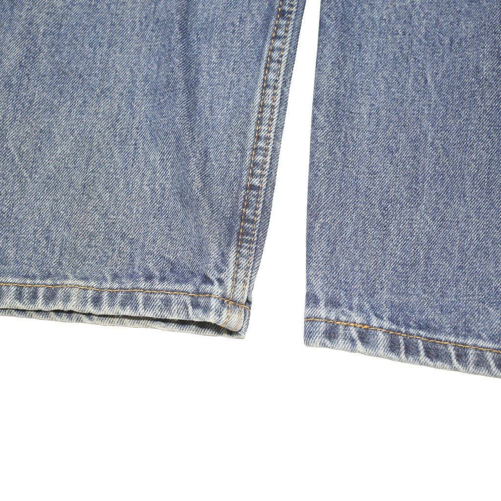 LEVI'S 550 Straight Mens Jeans Blue Cotton Blend Regular Fit Button W40 L30