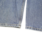 LEVI'S 550 Straight Mens Jeans Blue Cotton Blend Regular Fit Button W40 L30