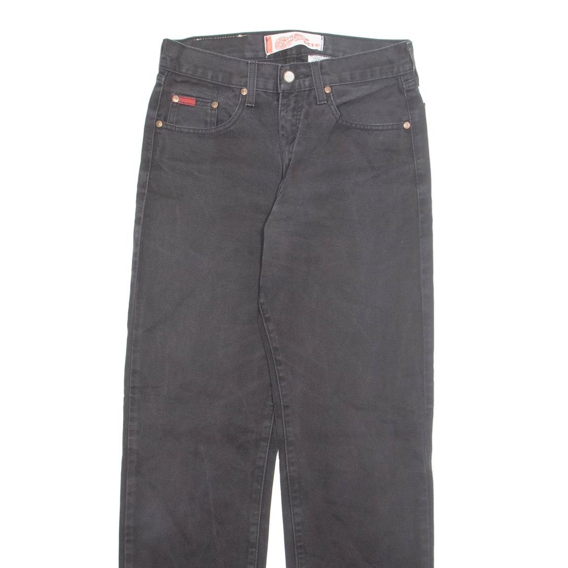 LEE COOPER Womens Jeans Black Regular Straight W26 L29