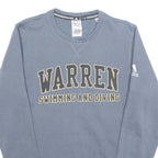 ADIDAS Warren Swimming & Diving Indiana Mens Sweatshirt Grey USA M