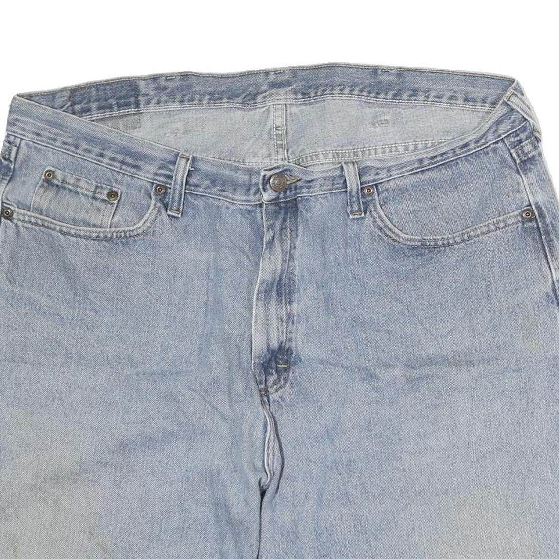 WRANGLER Mens Denim Blue Shorts XL W40 Classic Fit Cotton Casual