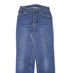 LEE Womens Blue Regular Fit Straight Leg Denim Jeans W27 L31 Classic Zip Cotton