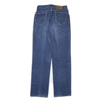 LEE Womens Blue Regular Fit Straight Leg Denim Jeans W27 L31 Classic Zip Cotton