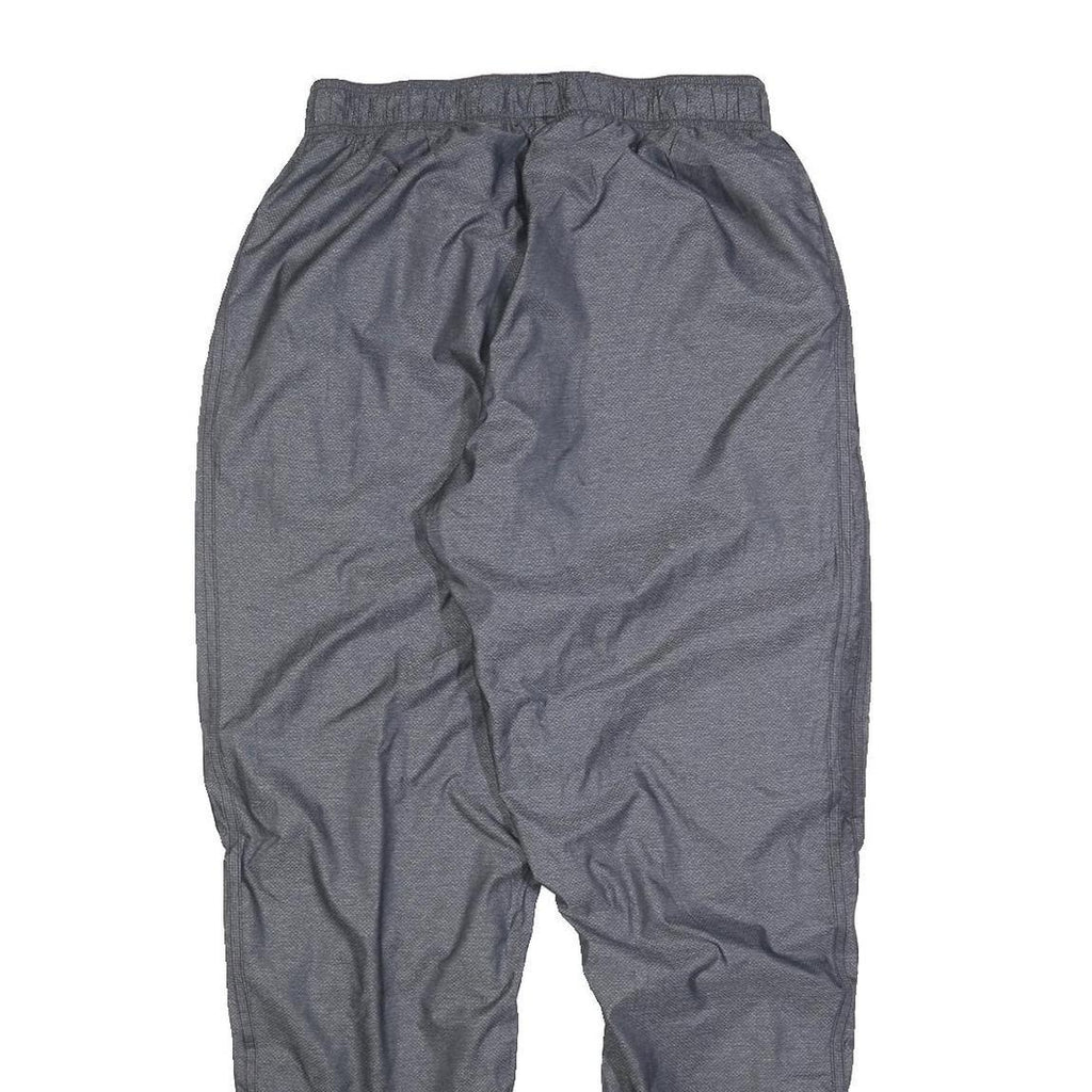 ADIDAS Mens Joggers Grey Black Regular Fit Straight M W30 L30 Polyester Blend