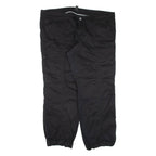 H&M Womens Trousers Black Loose Tapered W44 L30
