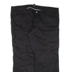 H&M Womens Trousers Black Loose Tapered W44 L30