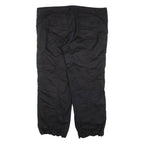 H&M Womens Trousers Black Loose Tapered W44 L30