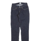 LEVI'S Womens Jeans Blue Slim Skinny Denim Raw W26 L31 Classic Zip Cotton Blend