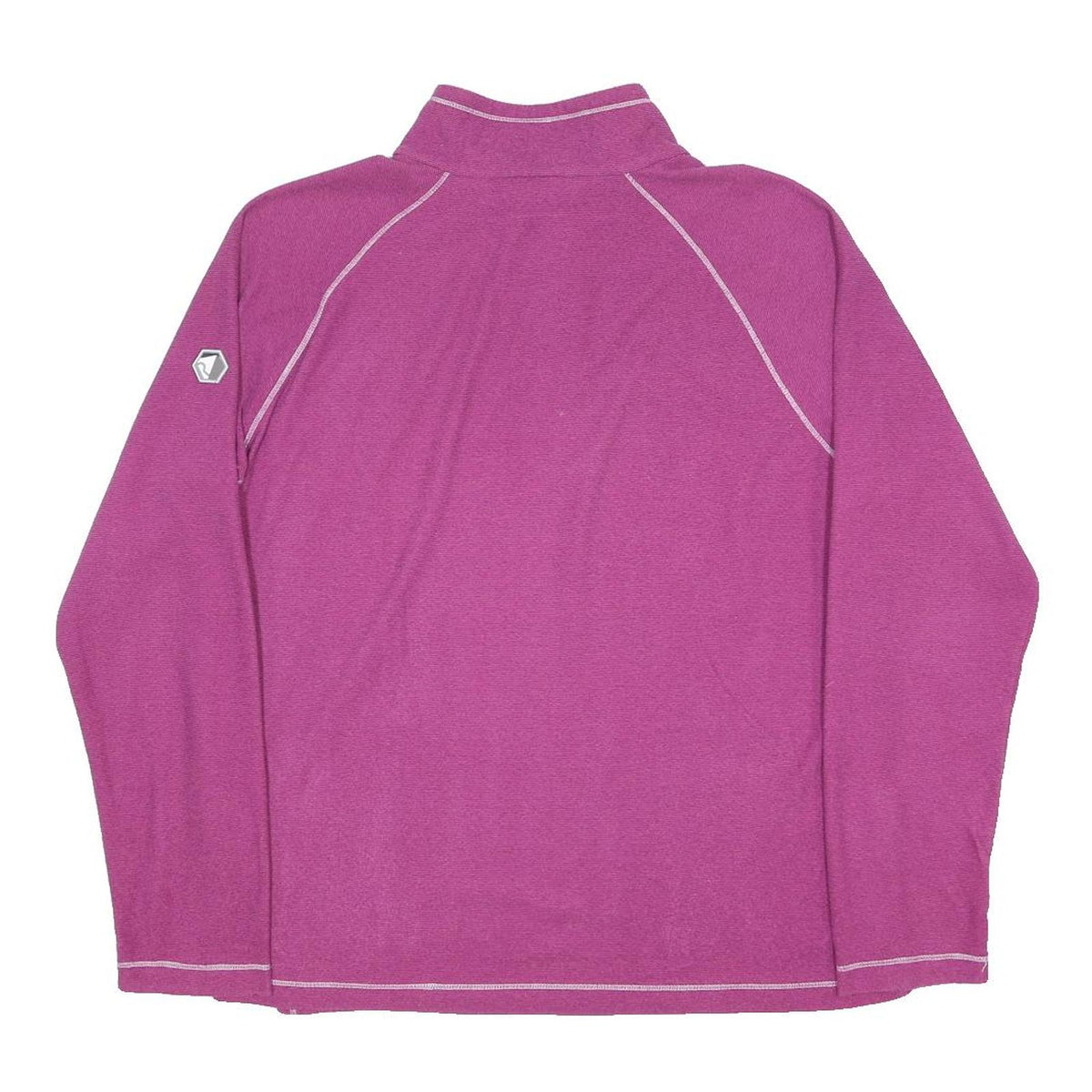 REGATTA Womens Purple Outdoor Performance Patterned Jumper Half Zip Basic Knit