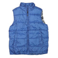 WEATHER REPORT Mens Blue Polyester Blend Quilted Jacket S Lightweight Puffer