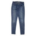 LEVI'S 721 High Rise Womens Jeans Blue Slim Skinny Stone Wash W26 L30