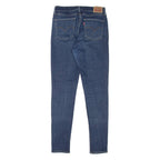 LEVI'S 721 High Rise Womens Jeans Blue Slim Skinny Stone Wash W26 L30