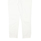 TOMMY HILFIGER Womens Slim White Denim Jeans Cotton Blend W32 L26 Zip Pockets