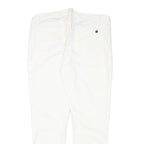 TOMMY HILFIGER Womens Slim White Denim Jeans Cotton Blend W32 L26 Zip Pockets