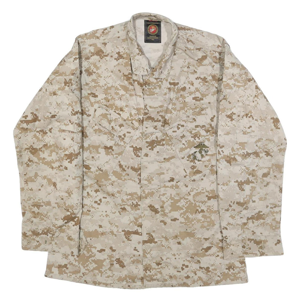 PROPPER INTERNATIONAL Mens Beige Digital Camo Military Jacket M Cotton Blend