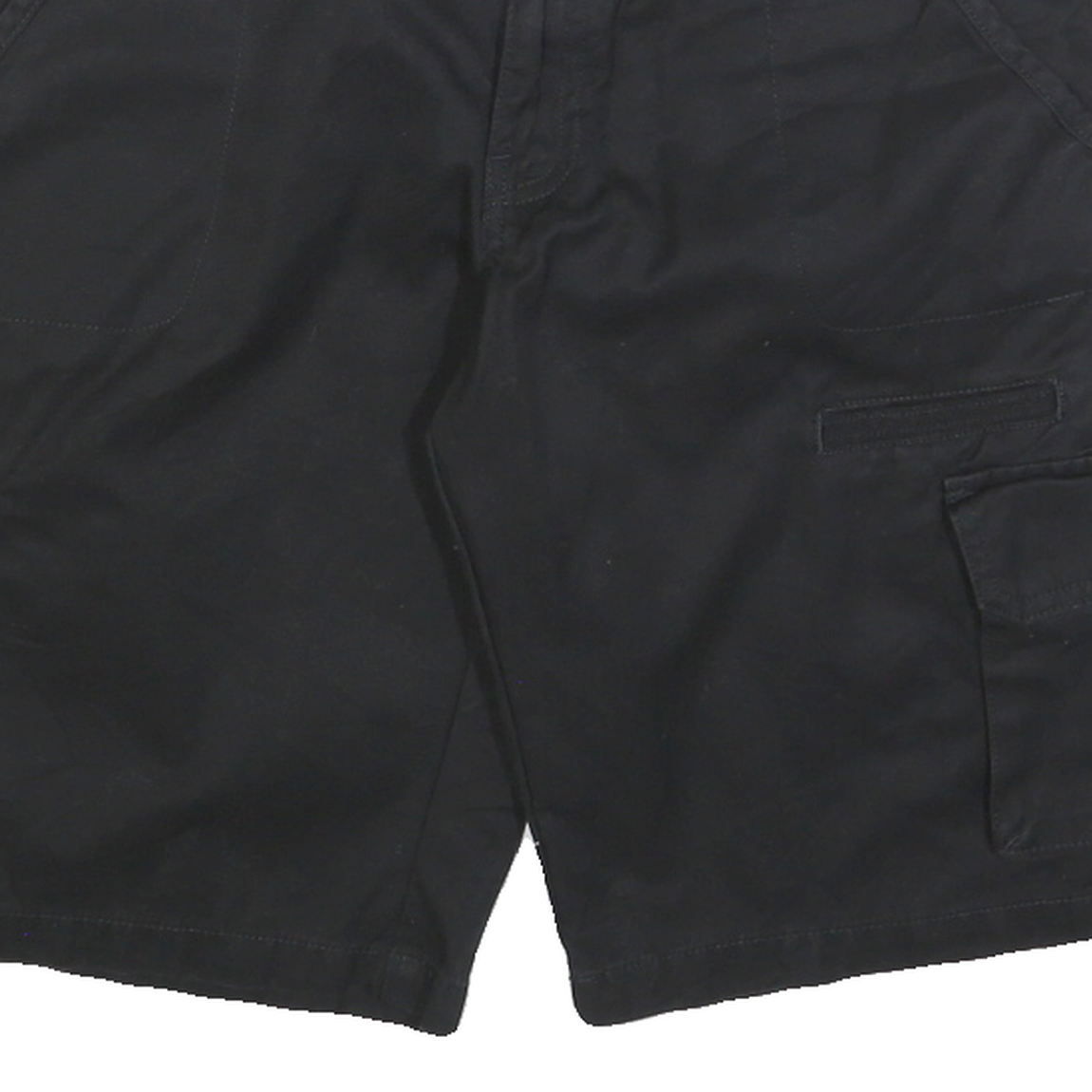 DICKIES Womens Black Cargo Cotton Blend Shorts M W32 Workwear Utility Pocket