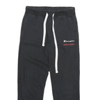 CHAMPION Mens Joggers Black XS W26 L25 Cotton Slim Tapered Super Mario Bros Logo