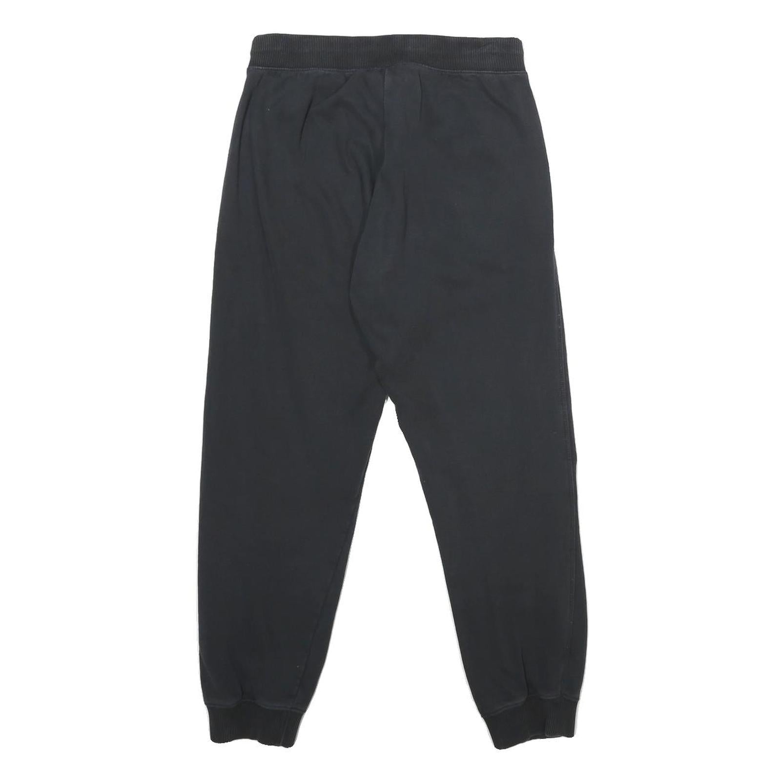 CHAMPION Mens Joggers Black XS W26 L25 Cotton Slim Tapered Super Mario Bros Logo