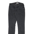 LEVI'S 473 Womens Jeans Black Slim Skinny Denim W26 L30 Stretch Zip