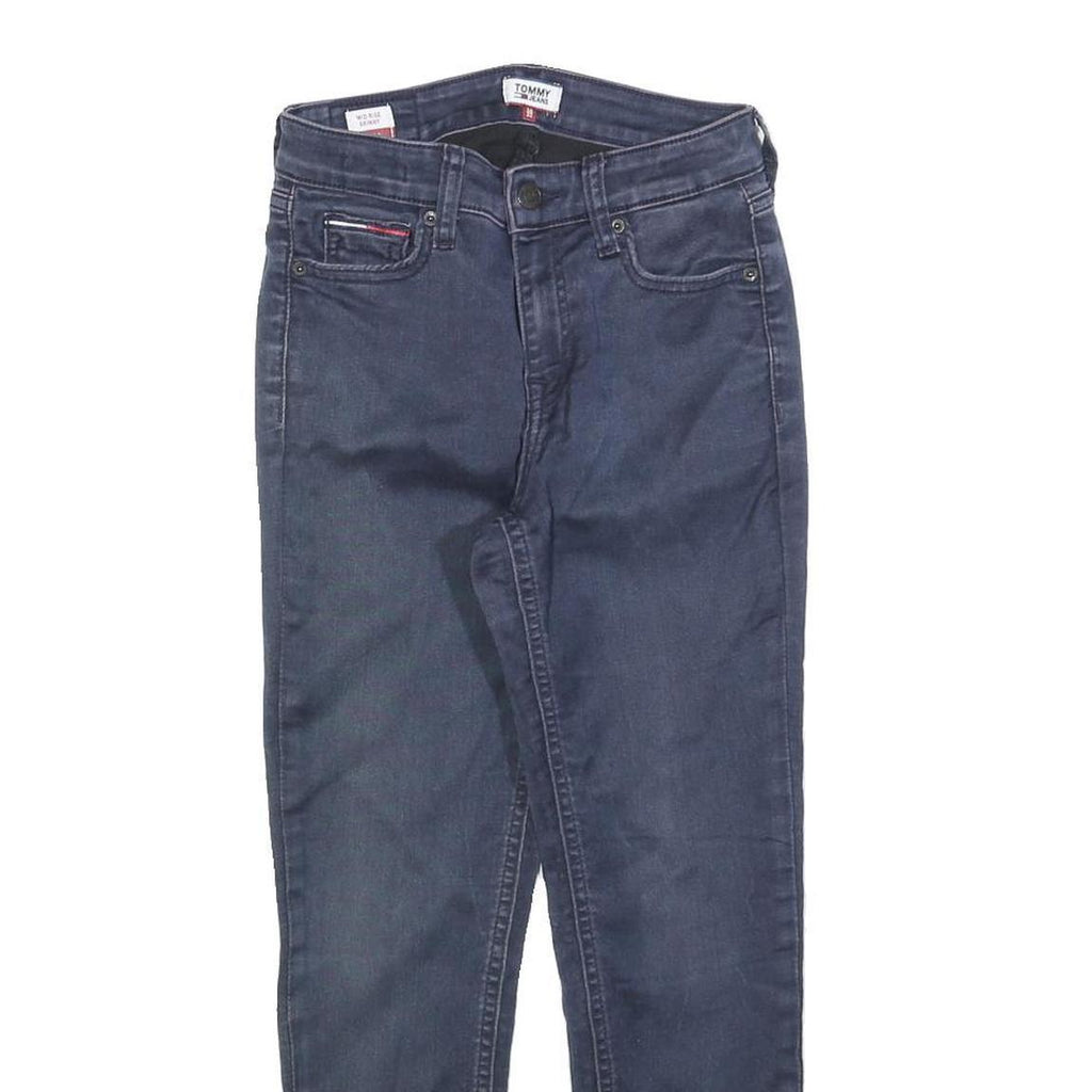 TOMMY HILFIGER Womens Jeans Slim Skinny Denim Dark W26 L24 Fashion