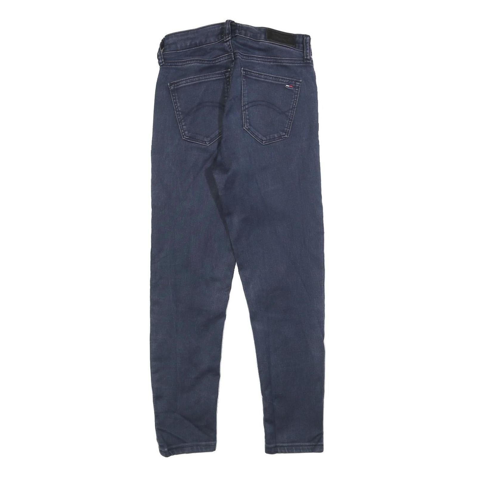 TOMMY HILFIGER Womens Jeans Slim Skinny Denim Dark W26 L24 Fashion