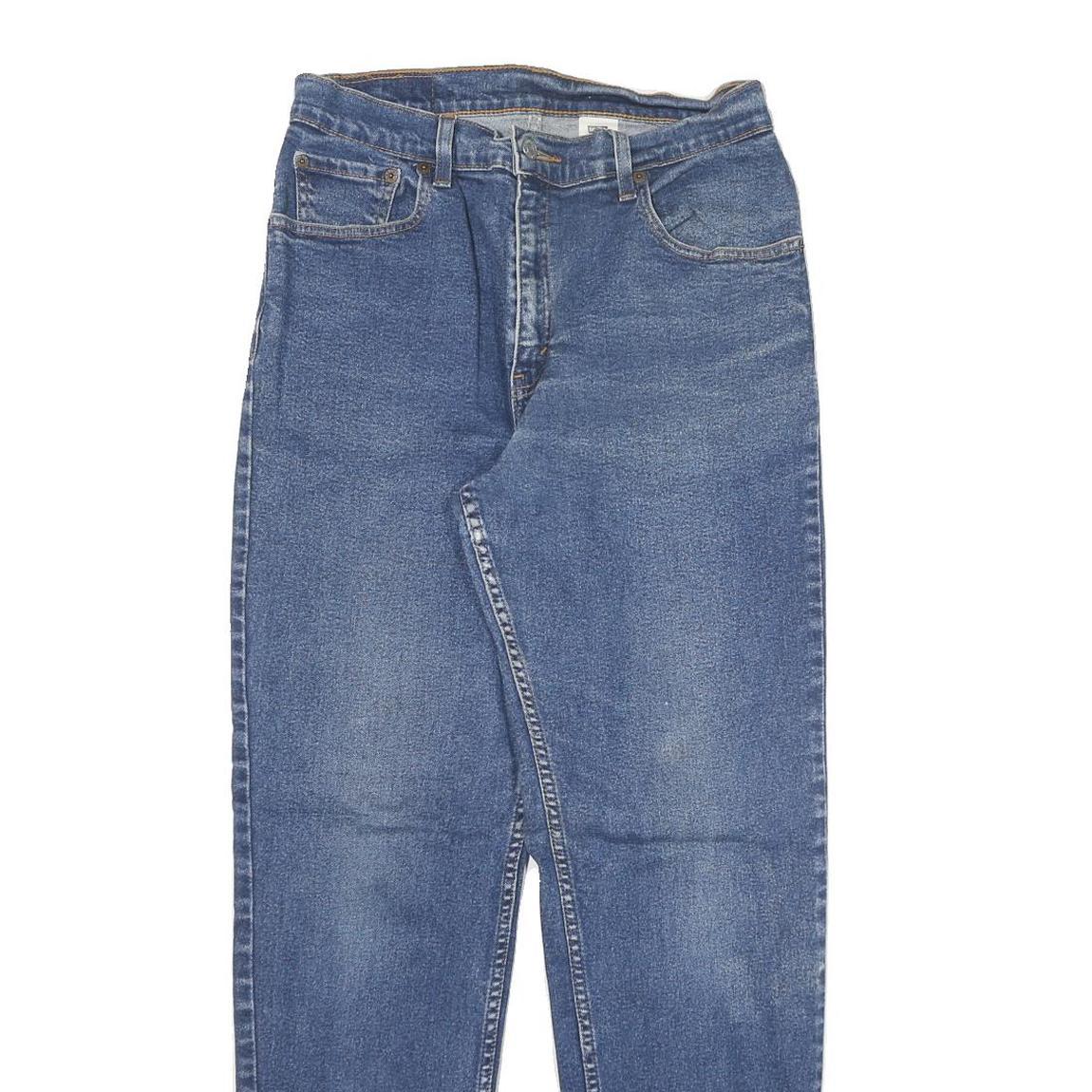 LEVI'S 550 Tapered Womens Jeans Blue Slim Denim Medium W28 L29 Classic Cotton