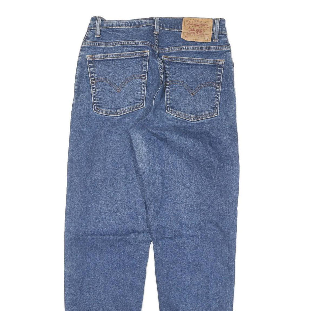 LEVI'S 550 Tapered Womens Jeans Blue Slim Denim Medium W28 L29 Classic Cotton