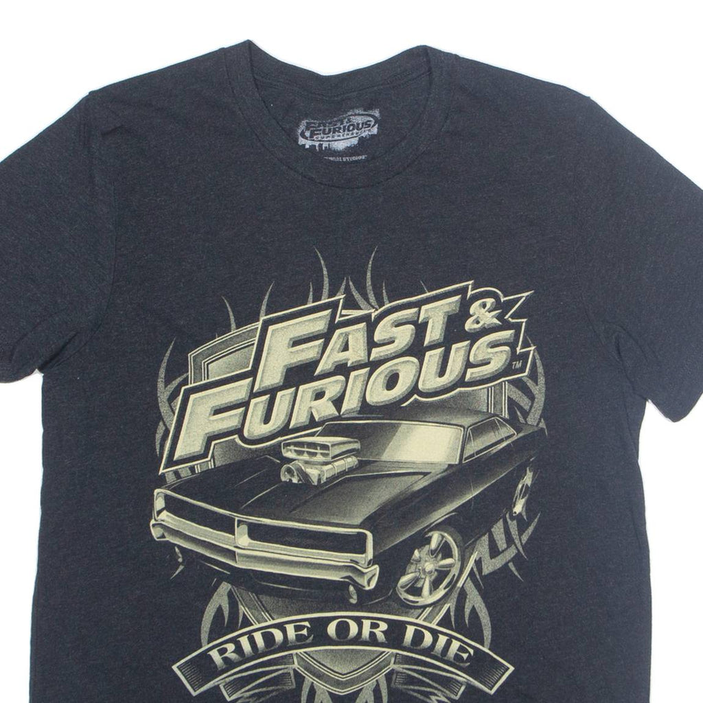 FAST & FURIOUS Mens T-Shirt Black M