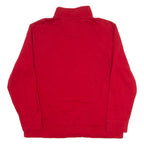 NAUTICA Mens Sweatshirt Red 1/4 Zip XL