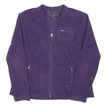 TOMMY HILFIGER Womens Purple Jacket XL Polyester Blend Plain Zip Casual Warm