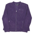 TOMMY HILFIGER Womens Purple Jacket XL Polyester Blend Plain Zip Casual Warm
