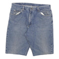 WRANGLER Mens Denim Blue Casual Shorts 2XL W36 Cotton Blend Relaxed Fit