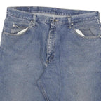 WRANGLER Mens Denim Blue Casual Shorts 2XL W36 Cotton Blend Relaxed Fit