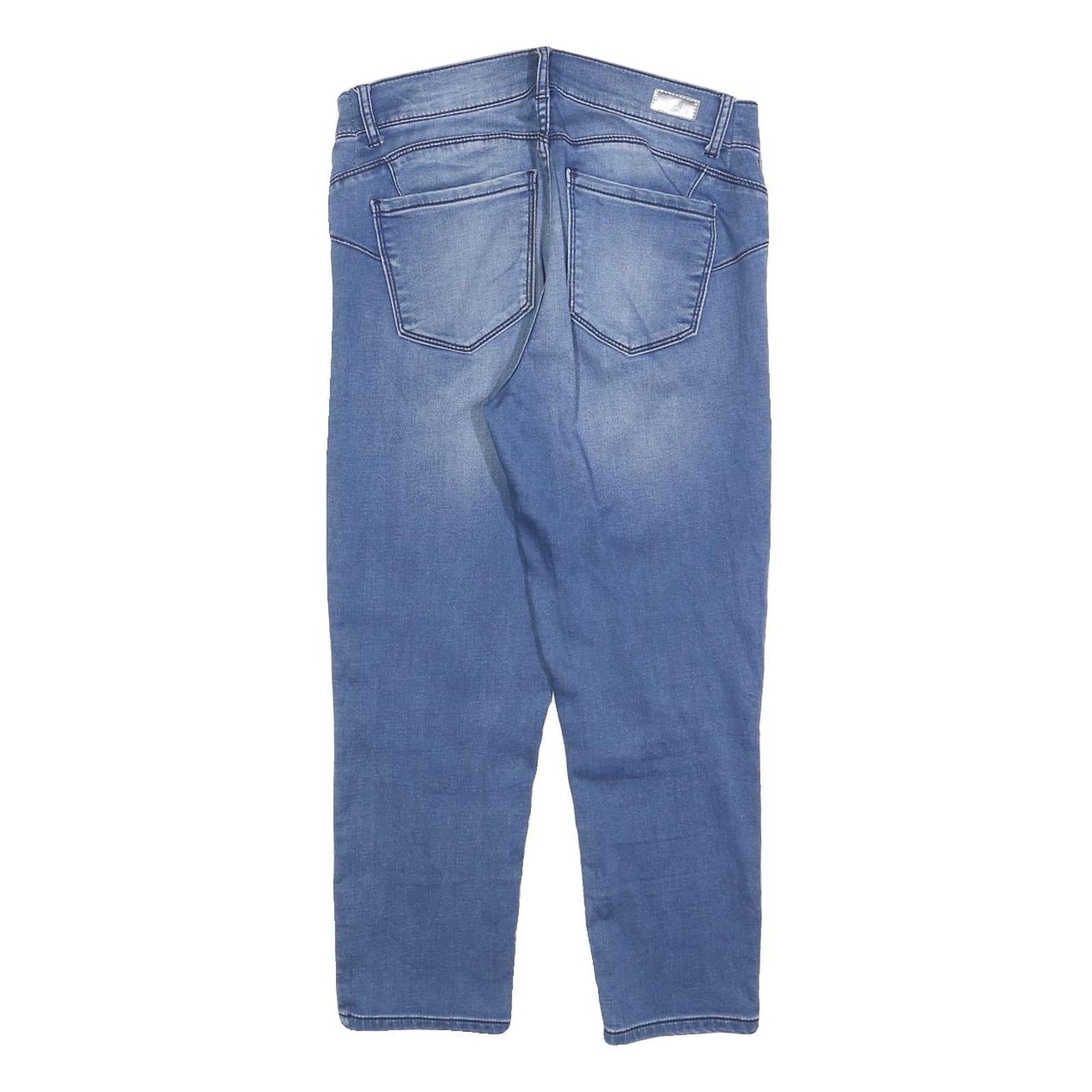 JUICY COUTURE Womens Jeans Blue Slim Skinny Denim Medium W30 L23 Zip Cotton