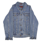 STONY RIVER Mens Blue Denim Cotton Button Jacket M Classic Casual