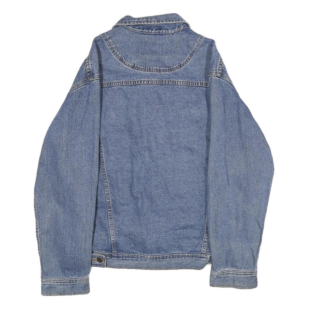 STONY RIVER Mens Blue Denim Cotton Button Jacket M Classic Casual