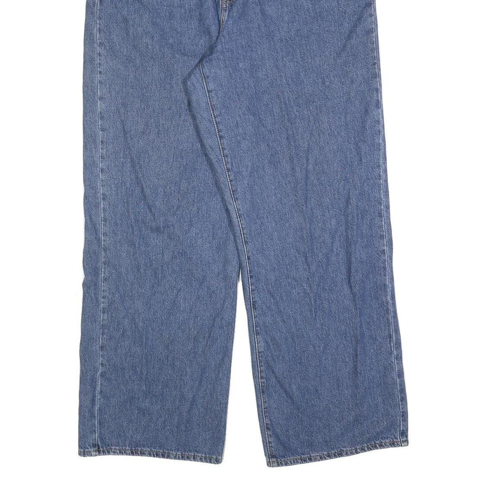 LEVI'S Womens Relaxed Blue Jeans Denim Medium W38 L31 Classic Cotton Blend Zip