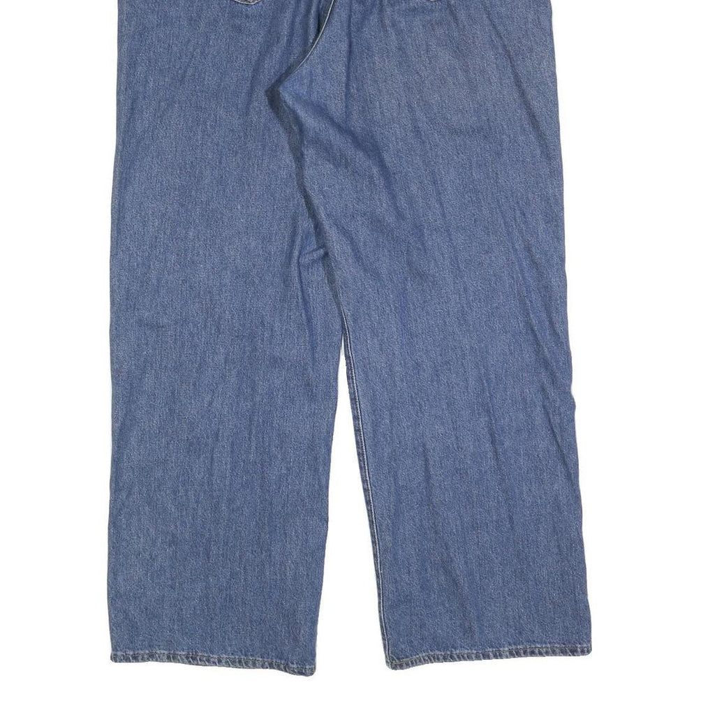 LEVI'S Womens Relaxed Blue Jeans Denim Medium W38 L31 Classic Cotton Blend Zip