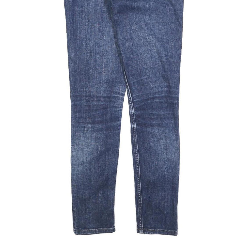 LEVI'S Womens Slim Blue Denim Jeans W28 L30 Stretch Zip Closure Casual